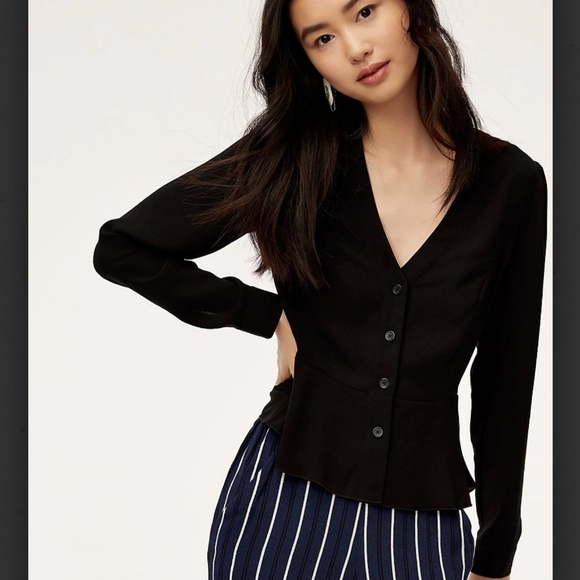 Wilfred Tops - Aritzia Wilfred Tops| Sabina, Black  Size 2